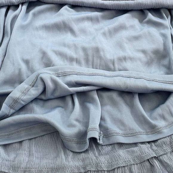 Altar’d State Avalina Ruffled Dress In Blue Sold Out In This Color Size Medium - Picture 6 of 11